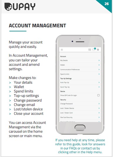 Upay Account Management
